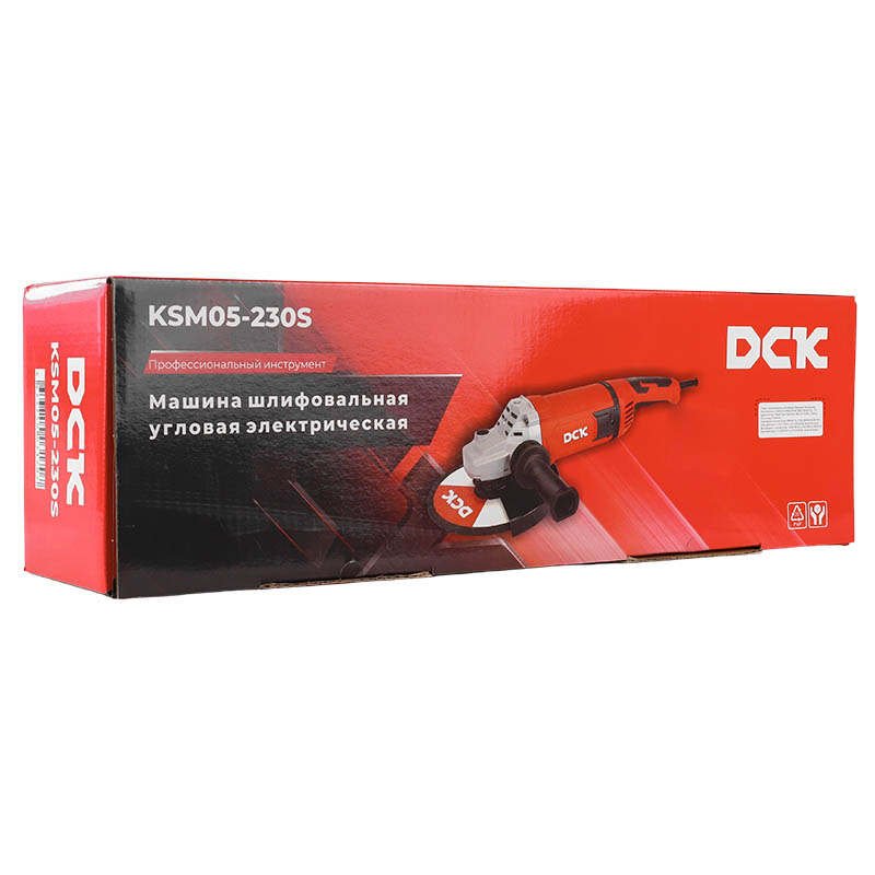 Угловая шлифмашина (болгарка) DCK KSM05-230S, 230 мм, 2800 Вт, плавный пуск в Кинешме