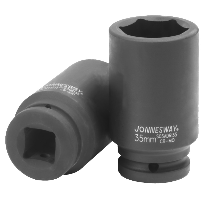 Головка торцевая Jonnesway S03AD6135, ударная глубокая 3/4"DR, 35 мм в Нижнем Новгороде