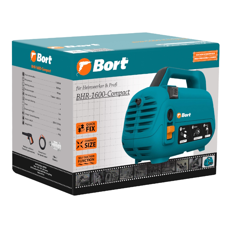 Мойка высокого давления Bort BHR-1600-Compact 93415742