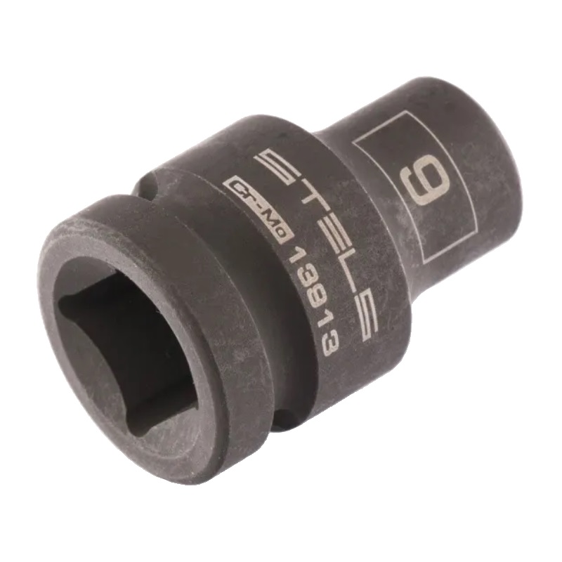 Головка ударная шестигранная Stels 13913, 9 мм, 1/2", CrMo