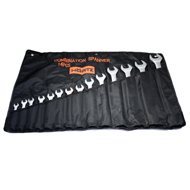 Набор ключей гаечных комбинированных Hortz 1017898 хромирование 14 шт 10-36 5070₽