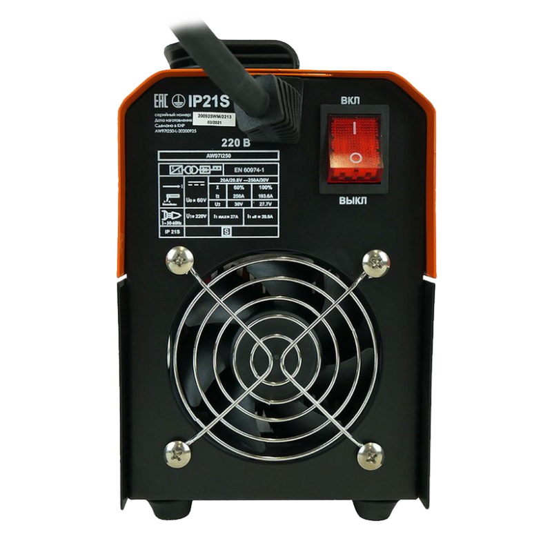 Сварочный инвертор Sturm! AW97I250 (250А, ПВ 60%, 170-250В) в Иваново