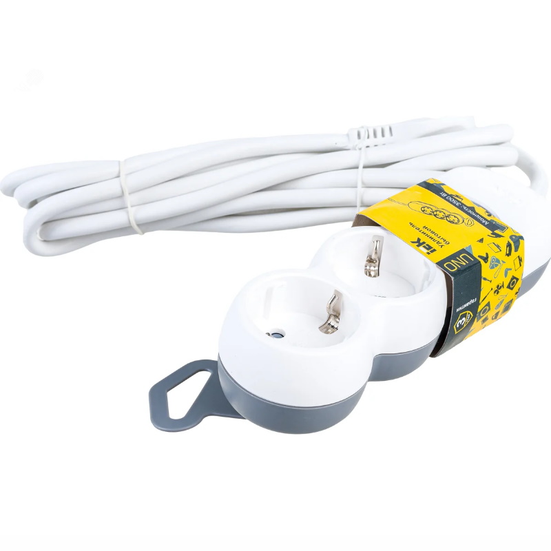 Удлинитель IEK UNO У03 WYP53-16-03-03-Z, 3 места, 2P+PE/3м, 3х1,5мм2, 16А/250В  в Череповце