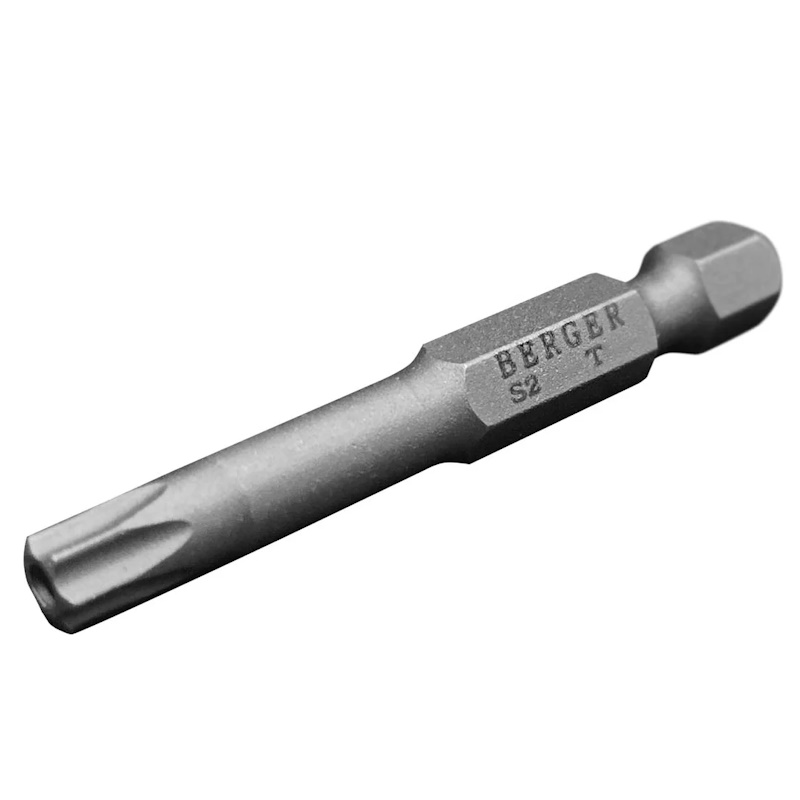Биты Berger BG2414 магнитные c отверстием Torx20Hx50мм 2 шт S2 222₽