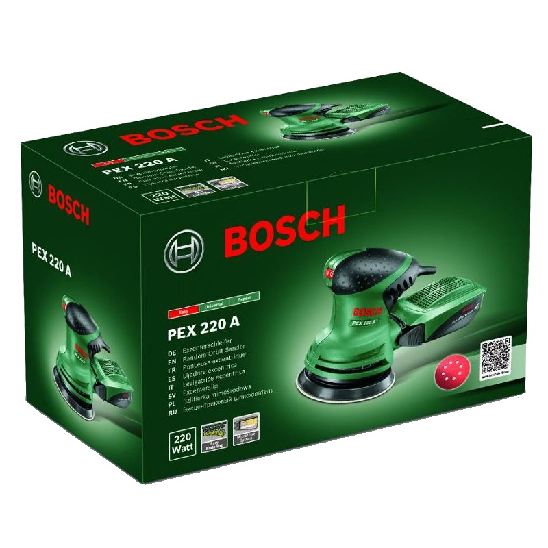Шлифмашина эксцентриковая Bosch PEX 220 A 0.603.378.020