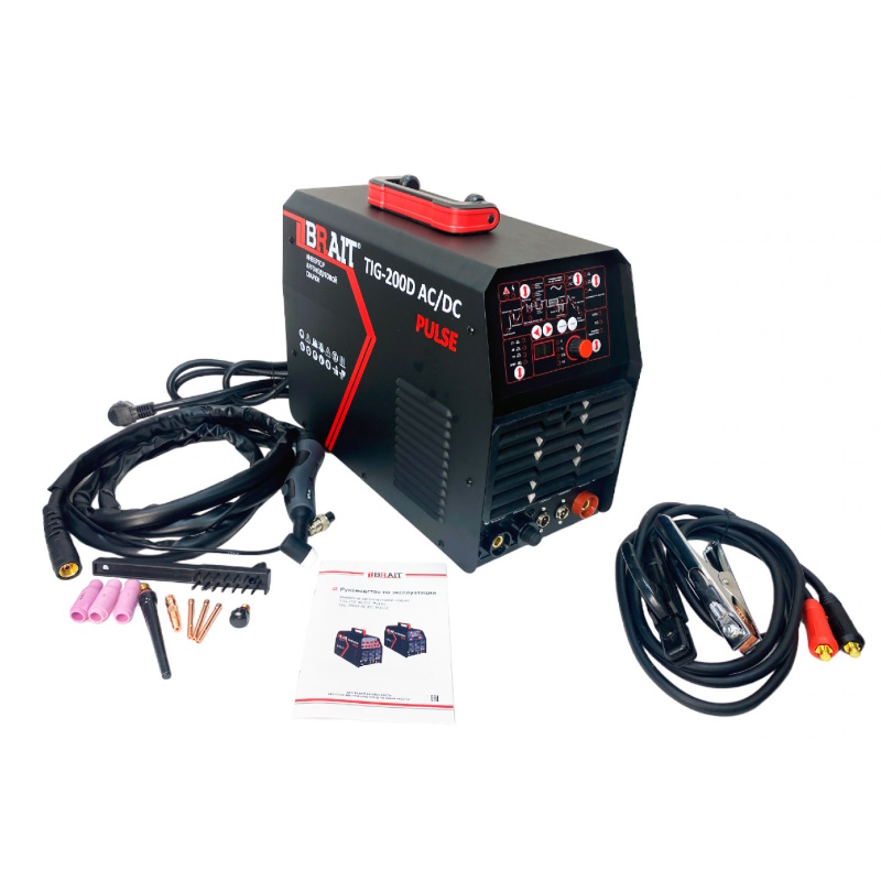 Инвертор аргонодуговой сварки Brait TIG-200D AC/DC PULSE 18.01.018.043, режим сварки TIG/MMA  в Твери