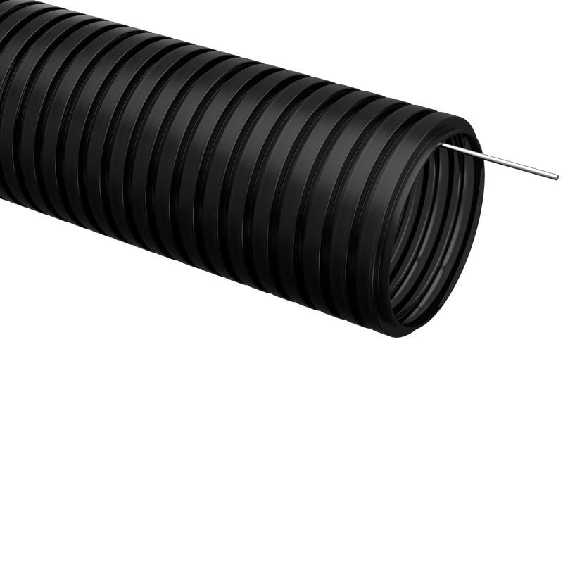 Труба IEK CTG20-20-K02-100-1, ПНД, D20 мм, черная, с зондом, 100 м