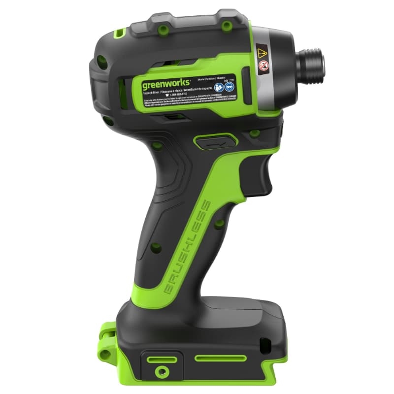 Винтоверт Greenworks ID3170 24V 3804907CUС, ударный аккумуляторный , б/щет, HEX 1/4,170Нм, 2 АКБ 2Ач,ЗУ в Кинешме