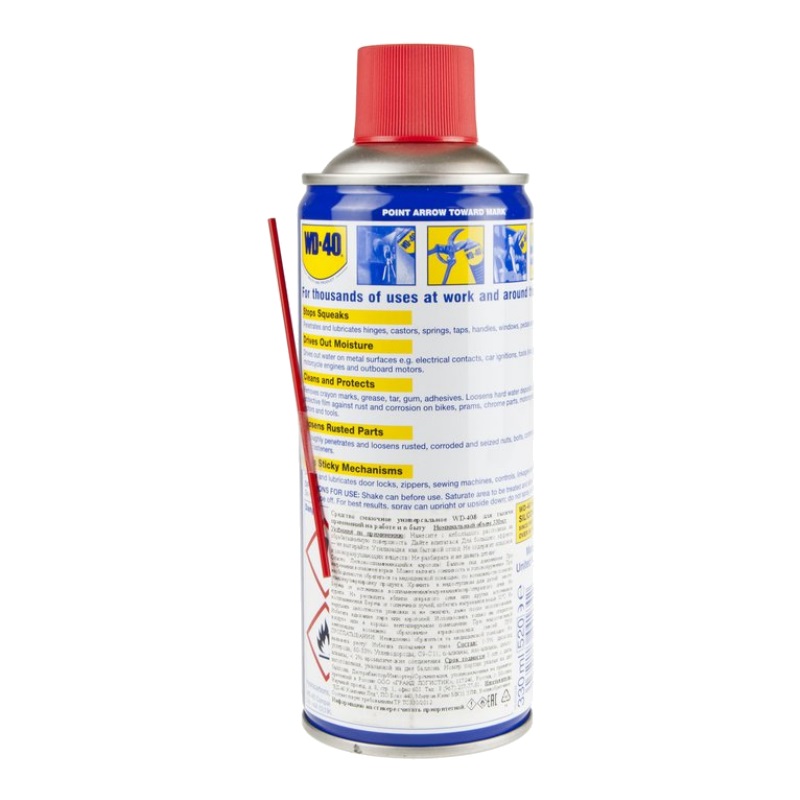 Смазка универсальная проникающая WD-40 330 мл, аэрозоль WD-40-033 в Туле