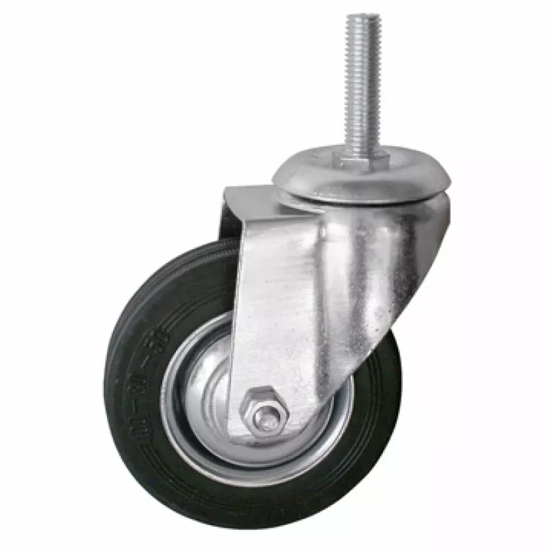 Колесо поворотное TOR SCt 97 1046155, 85 мм, резина с болтом в Туле