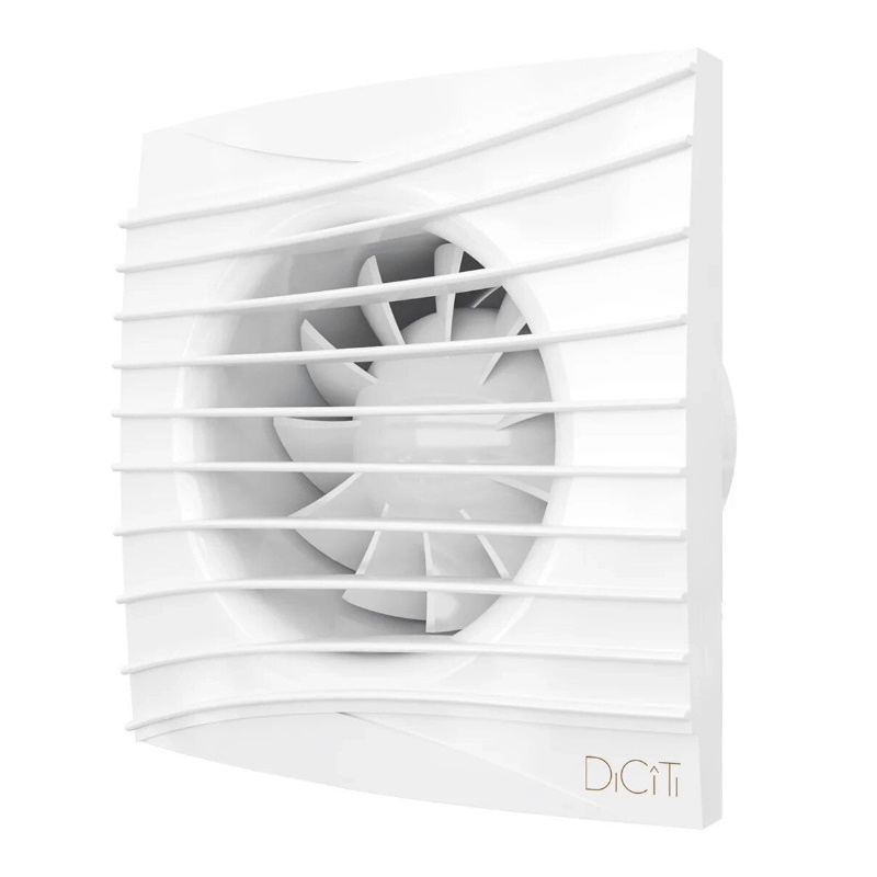 Вентилятор осевой вытяжной Era Diciti Silent 4C Turbo, D=100, обратный клапан, увеличенная мощность  в Коврове