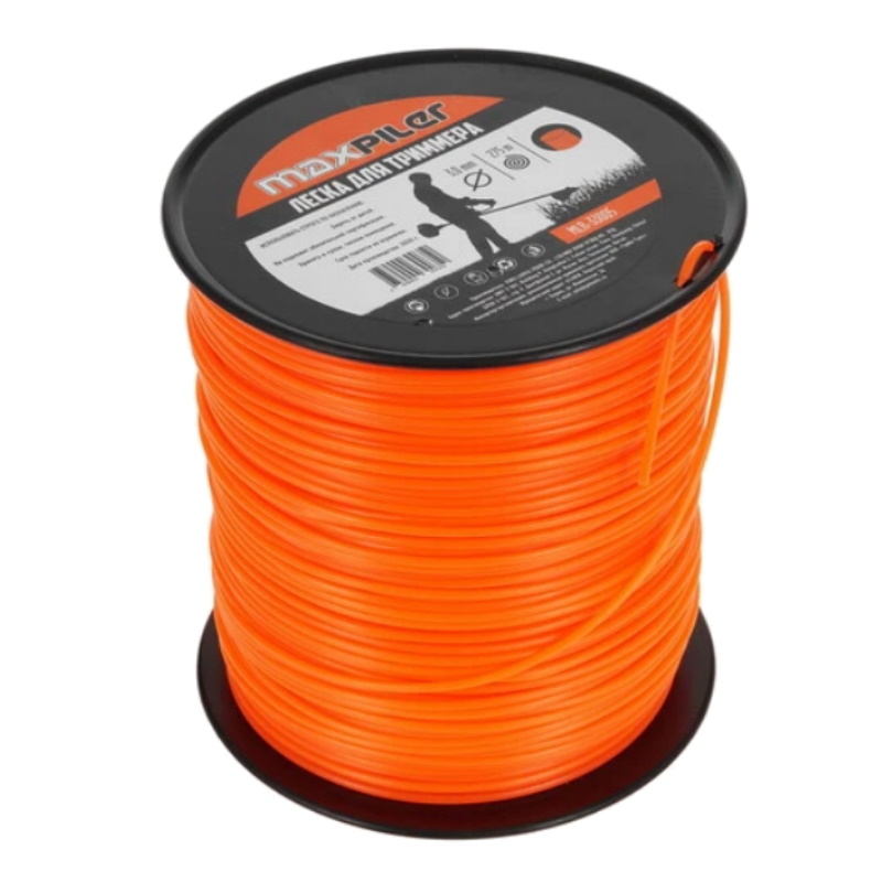 Леска для триммера Maxpiler MLR-33005N, 3 мм*5LB, круг, 278 м, бухта в Твери