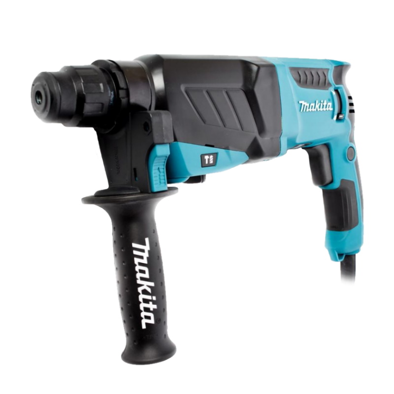 Перфоратор Makita HR2630 + набор буров Makita B-54704 в кейсе, с защитной муфтой, с виброзащитой в Иваново