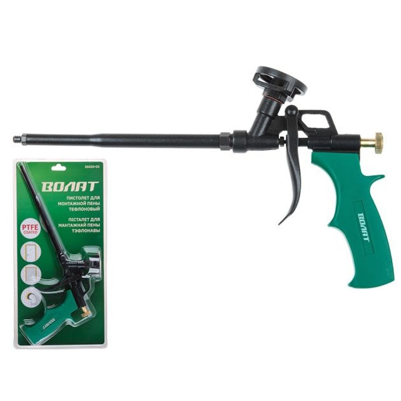 Пистолет для монтажной пены тефлоновый Волат 36020-03 1234₽