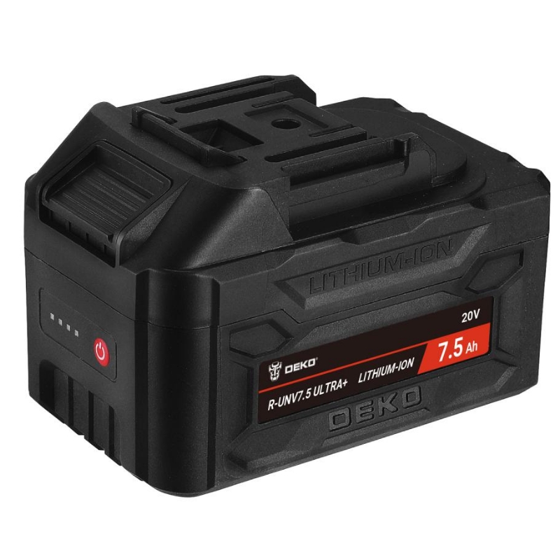 Аккумулятор Deko R-UNV7.5 ULTRA+ 083-1020, Li-ion, 20В, 7.5А*ч, с повышенной токоотдачей в Кинешме