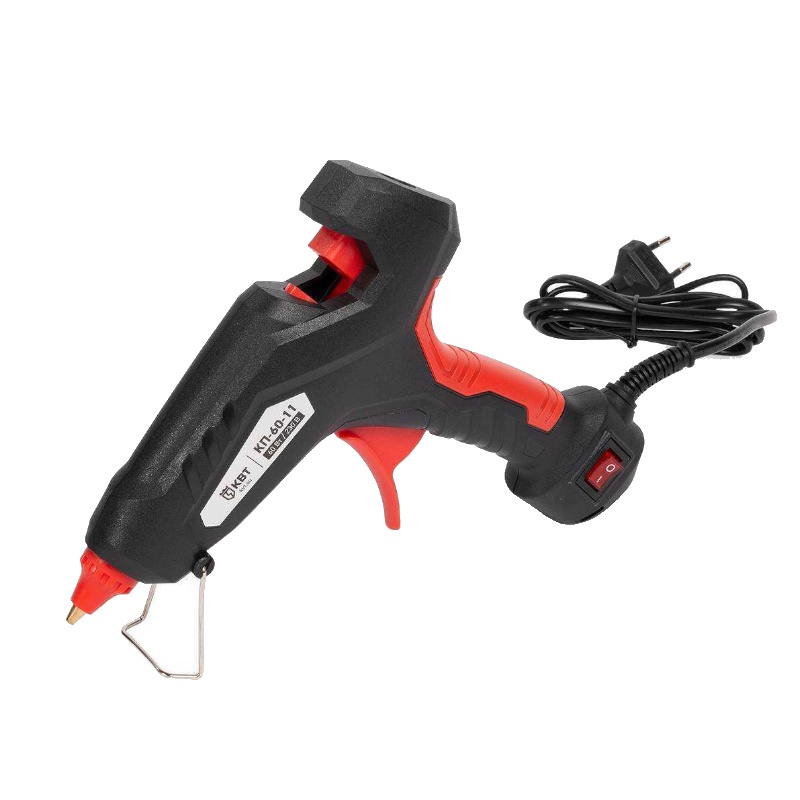 Пистолет клеевой КВТ КП-60-11 87966 60 Вт с диаметром стержня 11 мм серия ПРОФИ 813₽