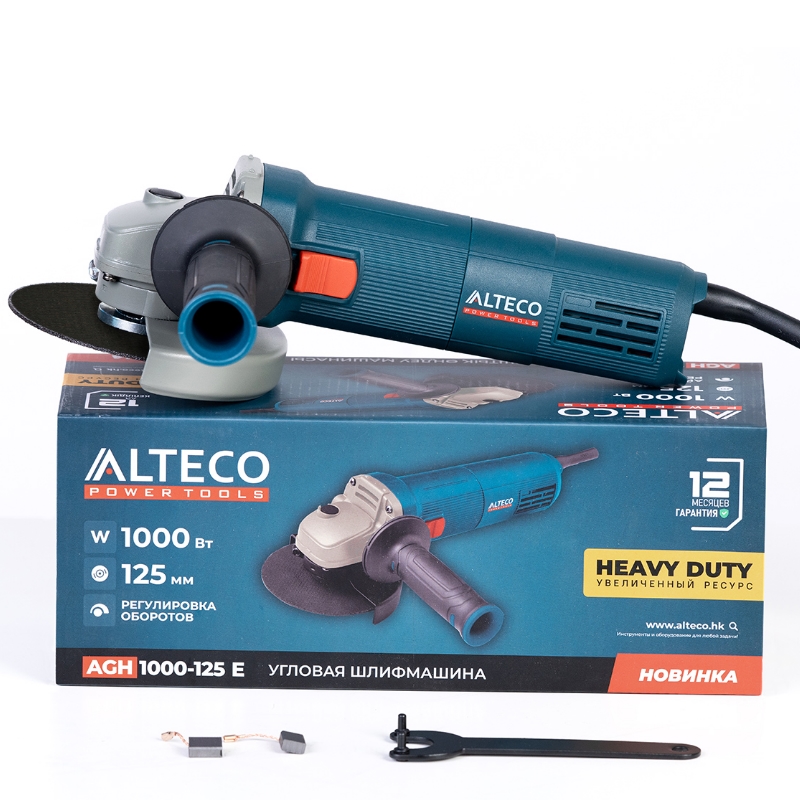 Угловая шлифмашина Alteco Heavy Duty AGH 1000-125 E 40940