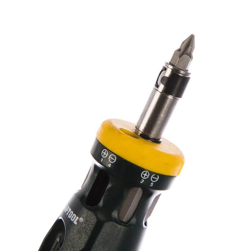 Отвертка реверсивная с битами Kraftool "BIT LOCK" 26161-H13, 12-в-1 в Рыбинске
