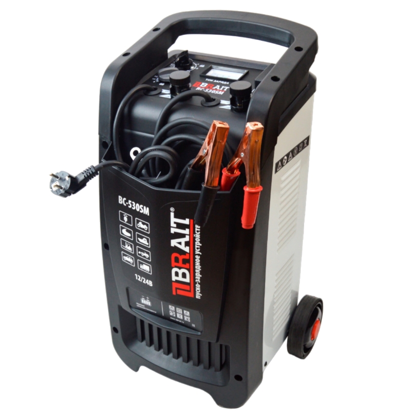 Устройство пуско-зарядное Brait BC-530SM 1901024043 1224 В 30-800Ач 3 кВт 6470А пуск 105 кВт 500А 9623₽