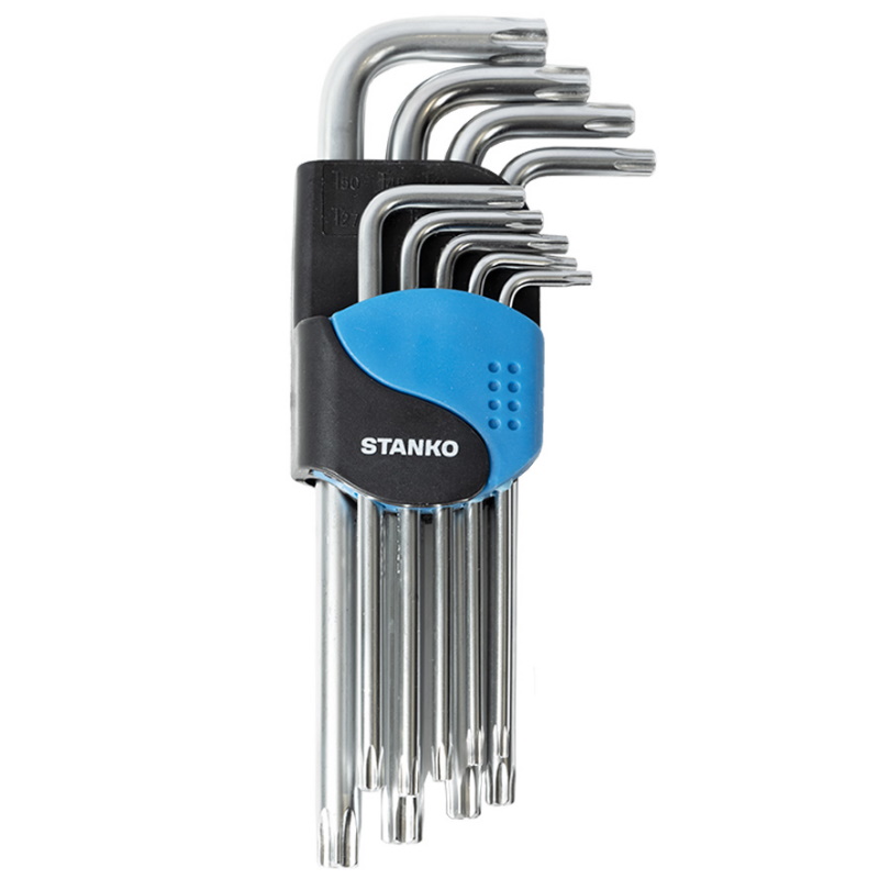 Набор угловых ключей Stanko CS11129L, Torx, длинных, 9 шт. в Иваново