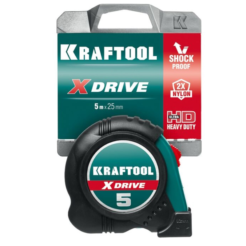 Рулетка Kraftool X-Drive 34122-05-25_z02, 5 м х 25 мм в Туле