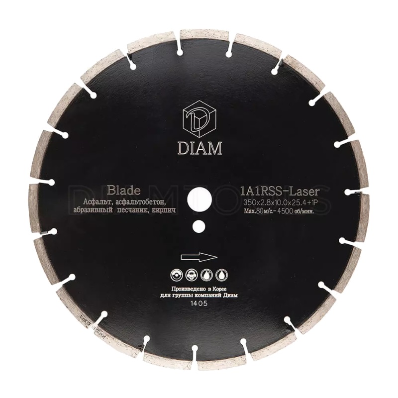 Алмазный отрезной диск по асфальту Diam Blade 000055 (350x2.8x10x25,4 мм) в Твери