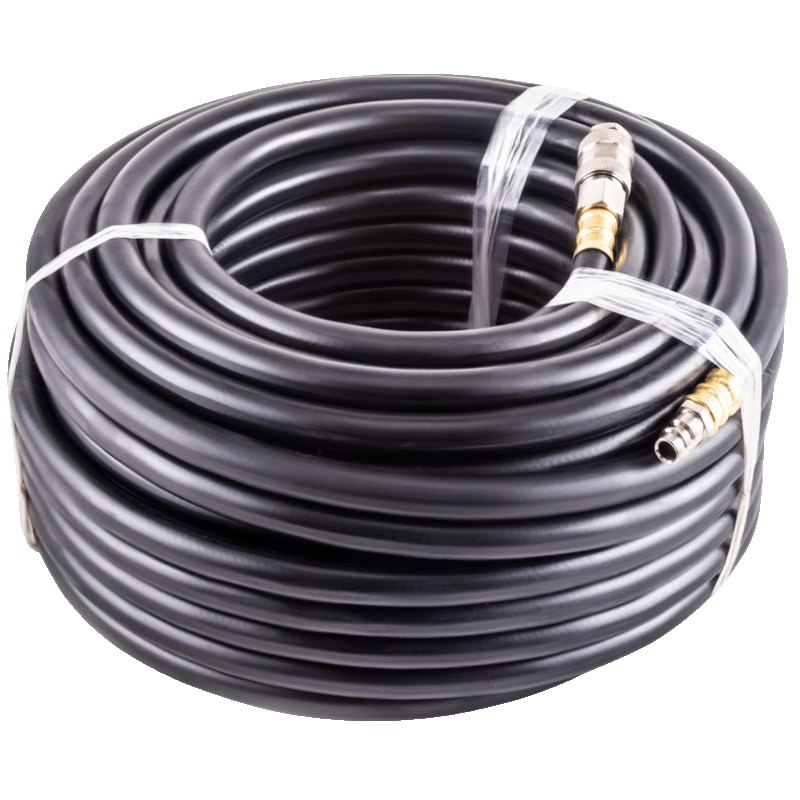 Резиновый маслостойкий воздушный шланг FoxWeld AERO 6512, с фитингами, Rapid, 20 бар, 15х9 мм, 20 м в Угличе