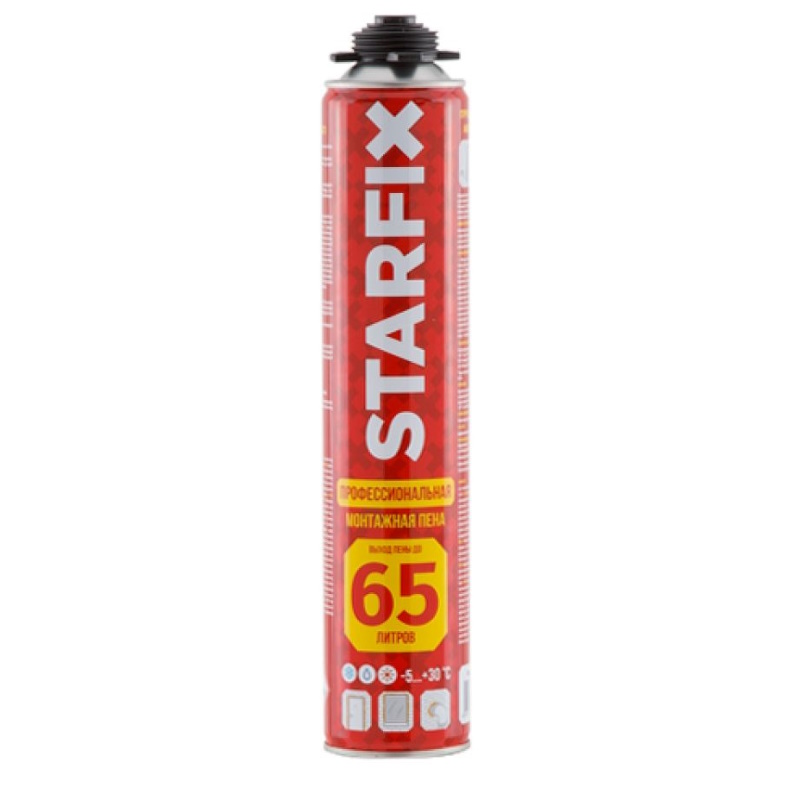 Пена монтажная Starfix Foam Pro 65 SM-87465-1, профессиональная всесезонная, 850мл в Угличе