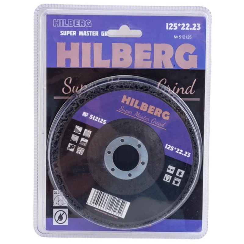 Круг полимерный зачистной Hilberg Super Master Grind 512125 125 мм 960₽