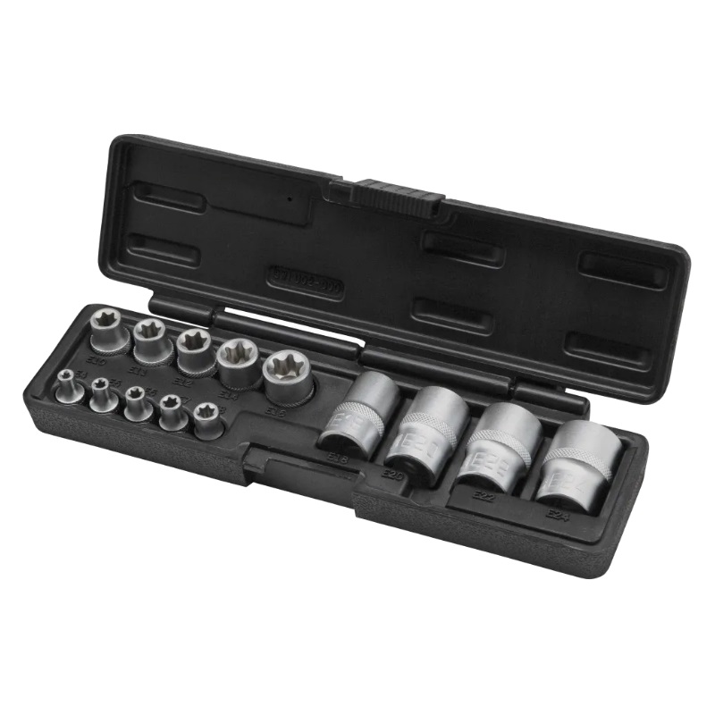 Набор торцевых головок Stels 13675 (14 предметов, 1/4", 3/8", 1/2") в Муроме