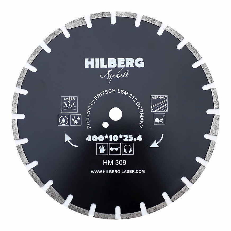 Диск алмазный отрезной по асфальту Hilberg Hard Materials Лазер HM309 400х254 13795₽