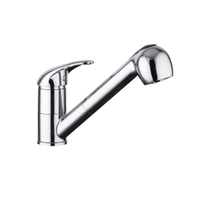 Смеситель для кухни с выдвижной лейкой Frap F6003