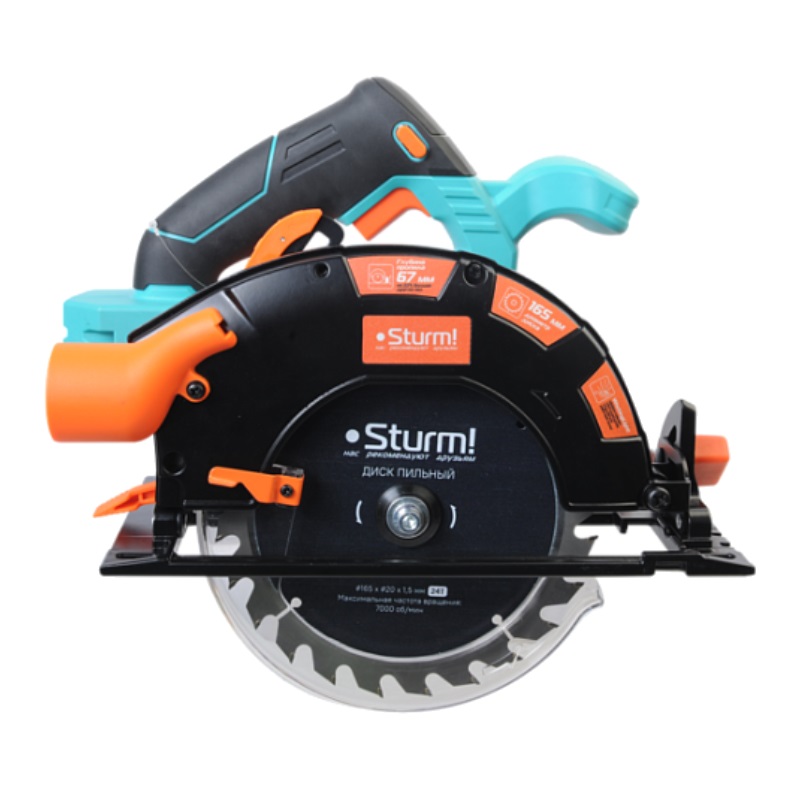 Аккумуляторная циркулярная пила Sturm CCS1867BL 1BatterySystem в Ярославле