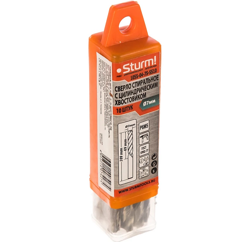 Сверло по металлу Sturm 1055-04-7S-SS10 в Костроме