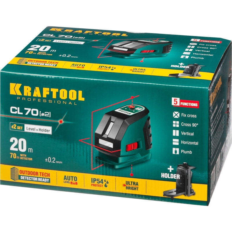 Лазерный нивелир Kraftool CL-70-2 34660-2 во Владимире