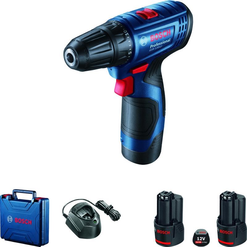 Аккумуляторная дрель-шуруповерт Bosch GSR 120-Li 0.601.9G8.020 (тип аккумулятора Li-ion, работа от 12 в) в Кинешме