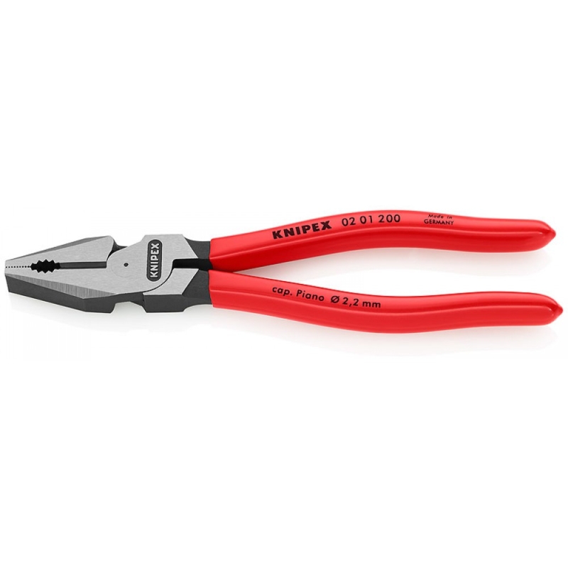 Плоскогубцы Knipex KN-0201200SB комбинированные особой мощности 200 мм фосфатированные обливные ручки 4214₽
