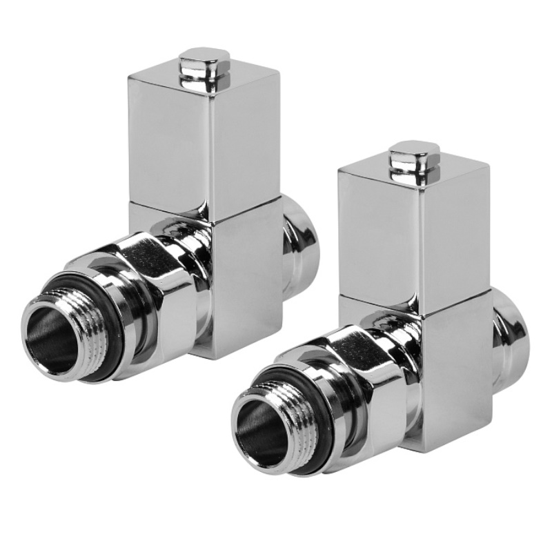 Набор дизайн-вентилей Royal Thermo CUBE НС-1193189 прямой хром 12 1985₽