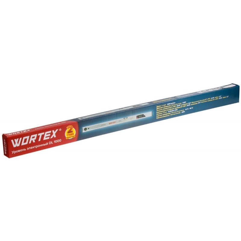 Уровень электронный Wortex DL 1000 323277, 4х90, погр.(0,90): 0,05,остальн.: 0,2, 1000 мм во Владимире