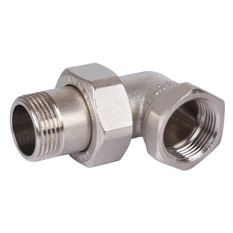 Американка угловая Stout SFT-0057-000034 ВН, 3/4", уплотнение под гайкой o-ring кольцо, никелированное в Переславле