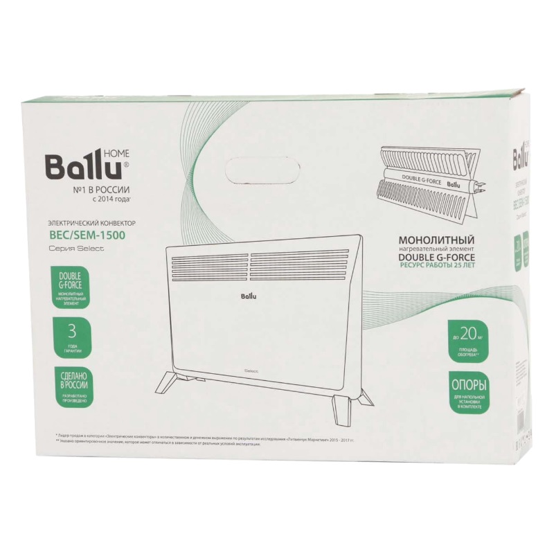 Конвектор электрический Ballu BEC/SEM-1500 в Твери