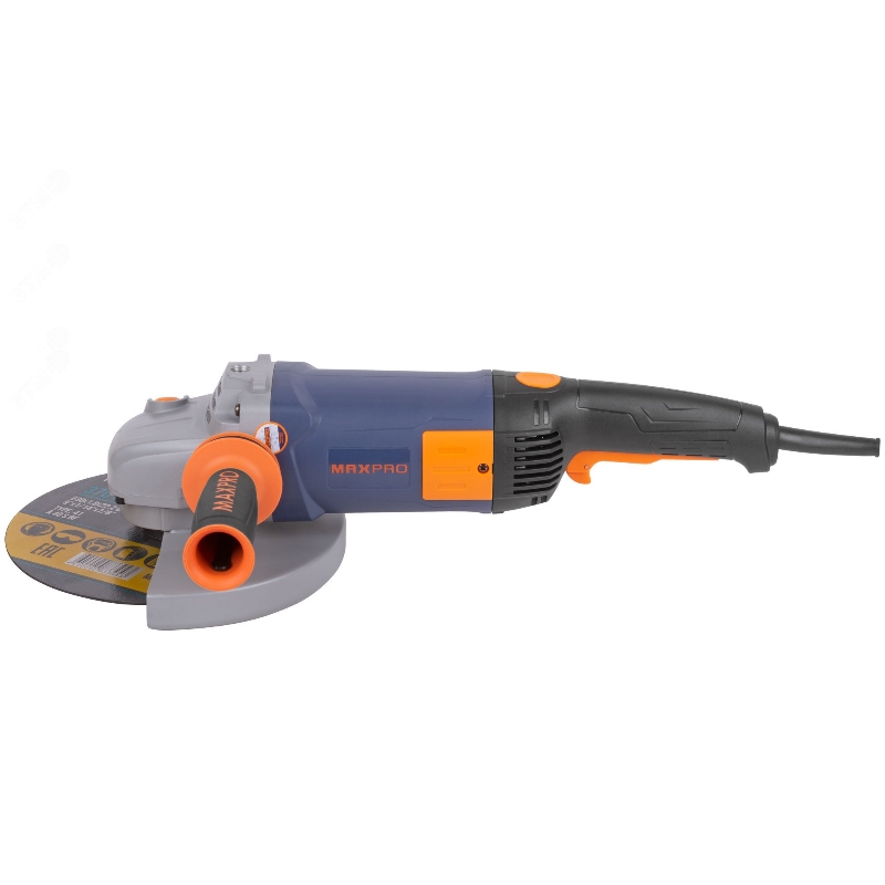 Угловая шлифмашина (болгарка) Max-Pro 85154, 230 мм, 2400 Вт, плавный пуск