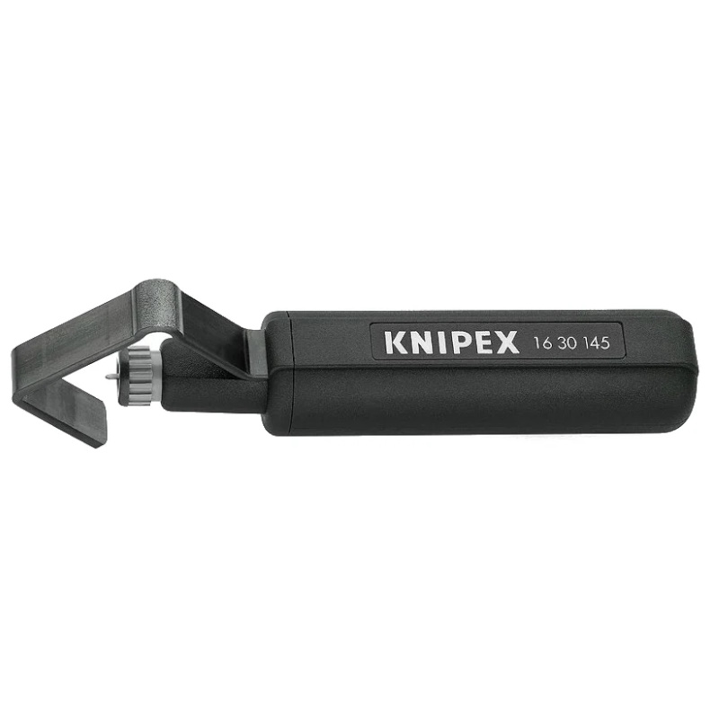 Стриппер Knipex KN-1630145SB, для круглого кабеля из ПВХ, резины, силикона, тефлона (ПТФЭ), Ø 19 -40 мм, длина 150 мм в Муроме