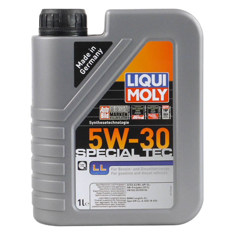 НС-синтетическое моторное масло Liquimoly Special Tec LL 5W-30 2447 SL A3B4 1л 1569₽