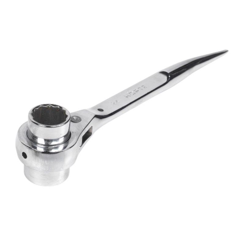 Ключ коликовый Hortz 121331 торцевой трещоточный 24х27 хром 1928₽