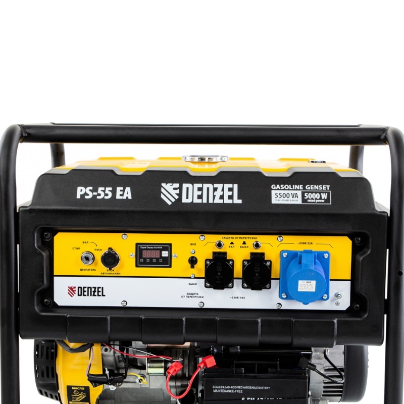 Бензиновый генератор Denzel PS-55 EA, 946874 в Ярославле