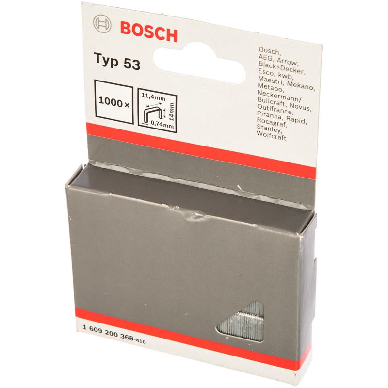 Скобы Bosch 1.609.200.368 (тип 53, 14 мм) в Твери