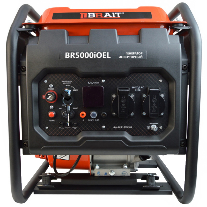 Инверторный генератор Brait BR5000iOEL, 02.01.070.100