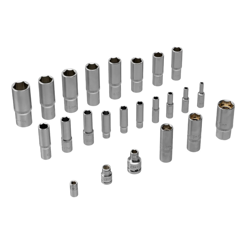 Набор инструментов Denzel 15807, 1/2", 1/4", 3/8", CrV, S2, пластиковый кейс, 216 предметов в Угличе