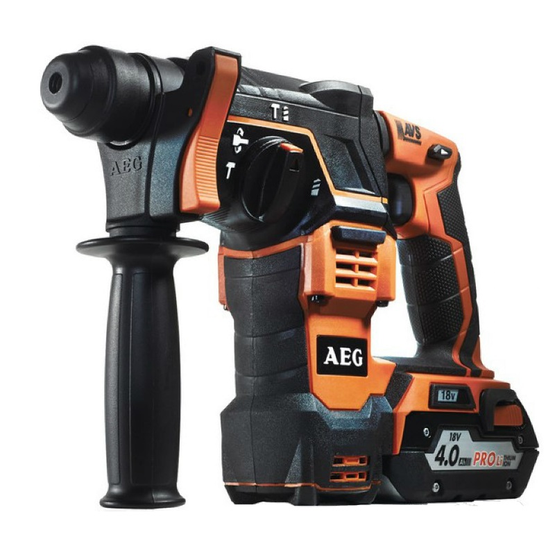 Аккумуляторный перфоратор AEG BBH 18 LI-402C 443457 в кейсе, с защитной муфтой, с виброзащитой в Туле